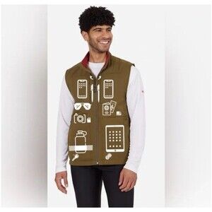 SCOTTeVEST RFID Travel Vest Mens S Water Repellent Technology Enabled 26 Pockets